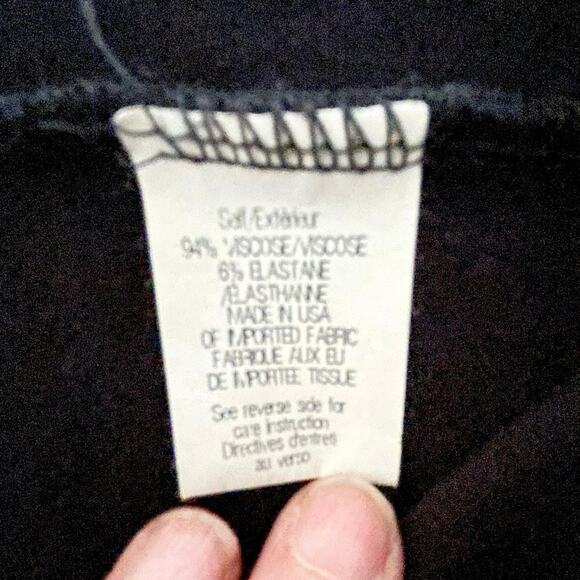 Theory Ponte Knit Essential Fit & Flare Dress Women's 4 | Black | EUC - Picture 6 of 10